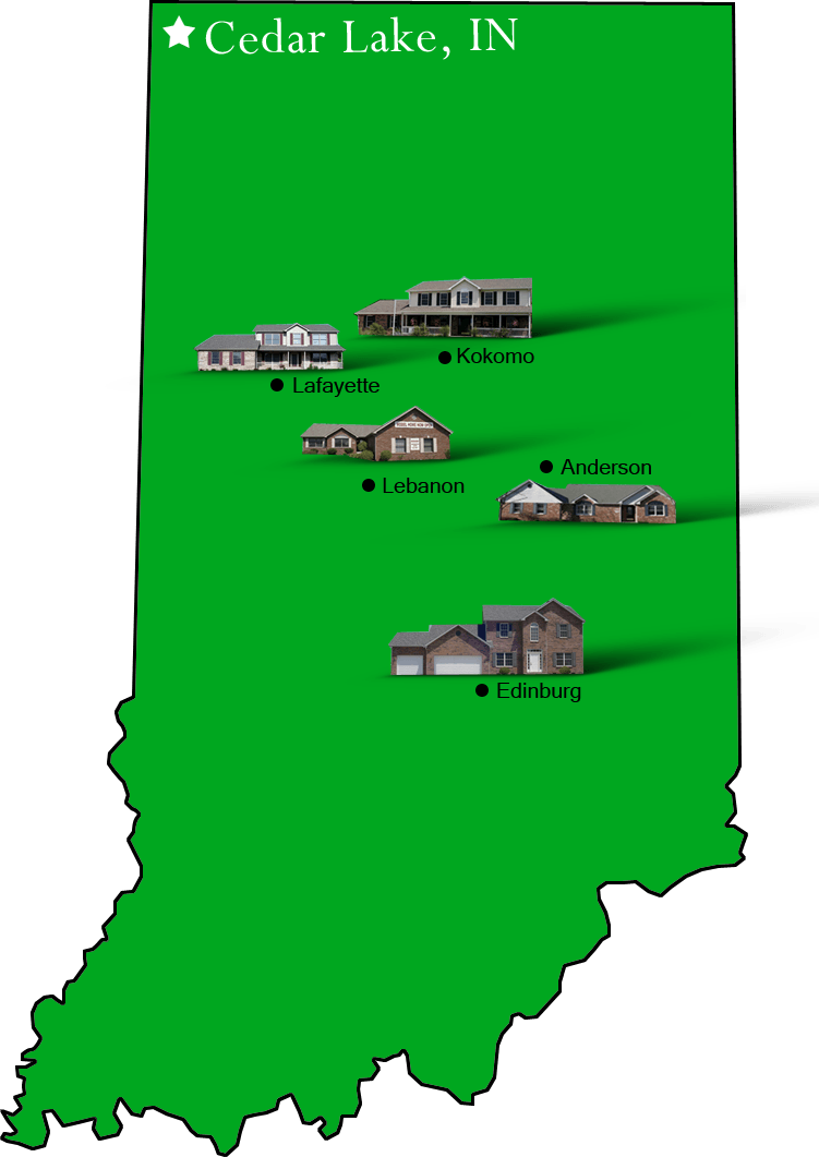 Cedar Lake Map by Hallmark Homes