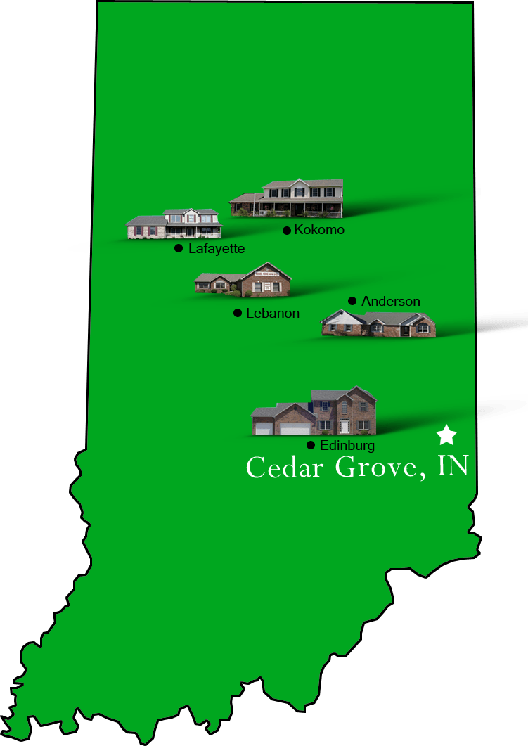 Cedargrove_map Hallmark Homes Indiana's Leading "On Your Lot