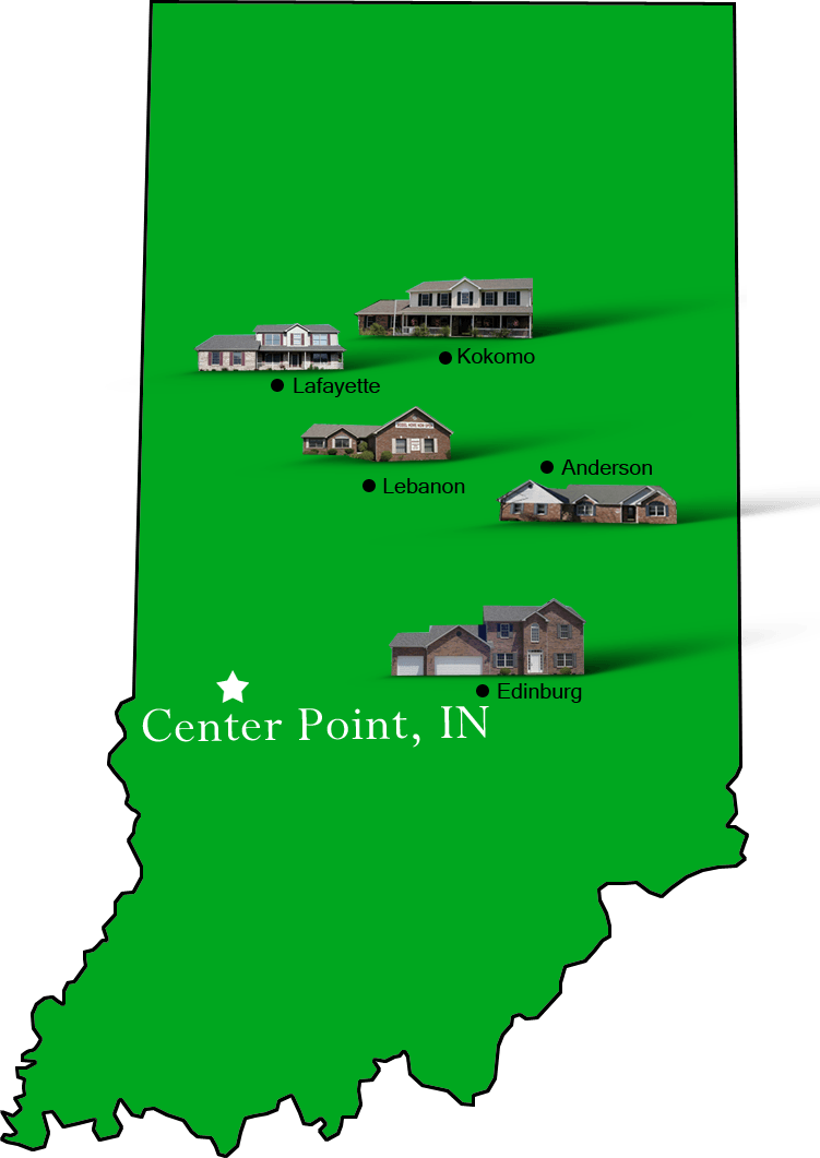 Centerpoint_map Hallmark Homes Indiana's Leading "On Your Lot