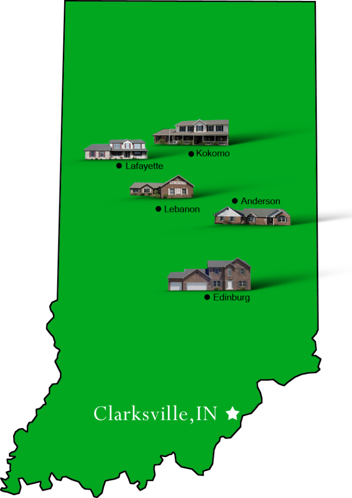 Clarksville Map Hallmark Homes Indiana S Leading On Your Lot   Clarksville Map 724x1024 