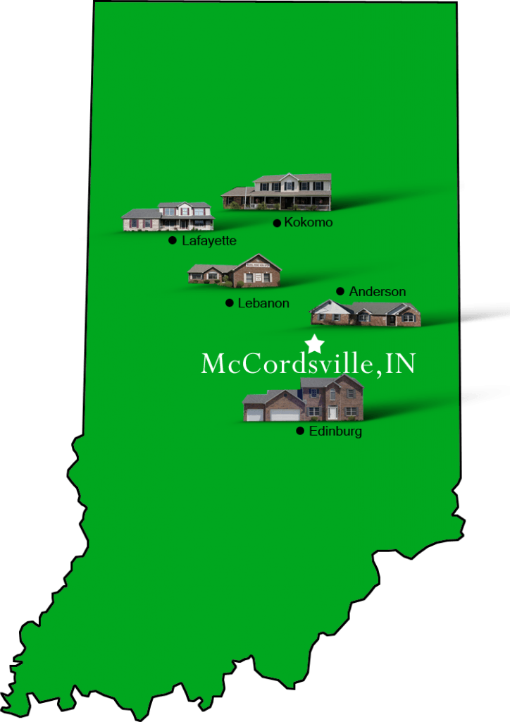 Mccordsville_map Hallmark Homes Indiana's Leading "On Your Lot