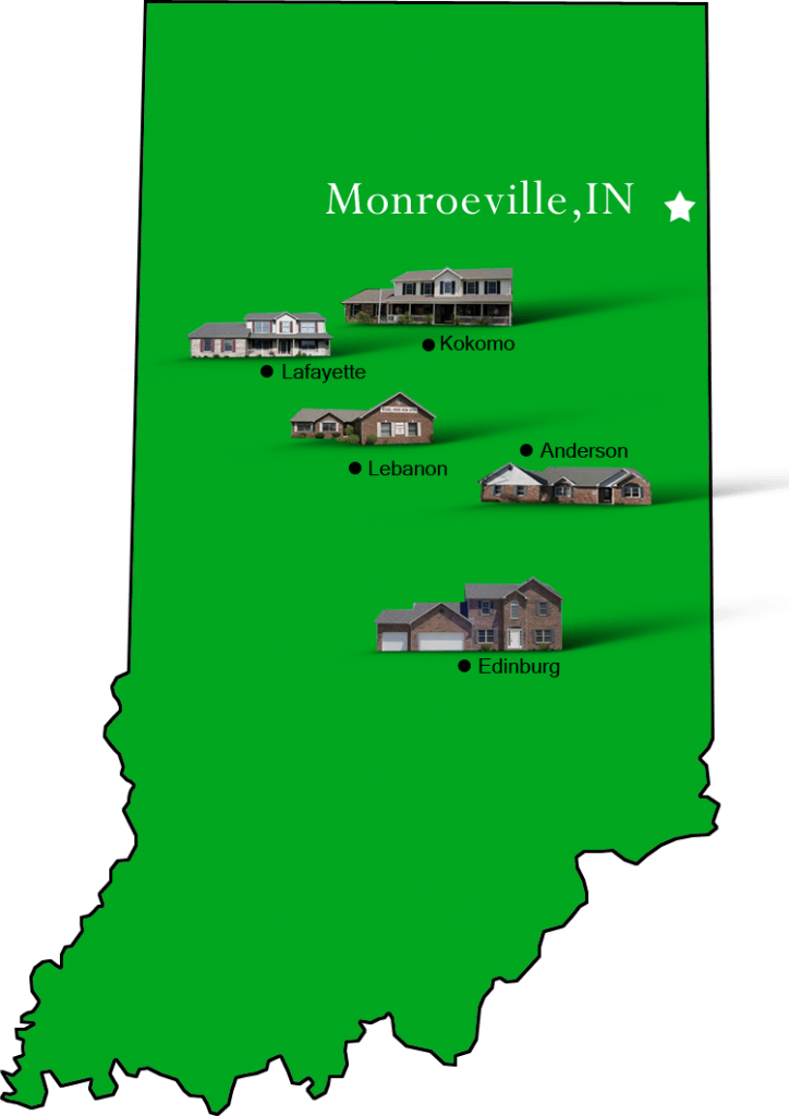 Monroeville_map Hallmark Homes Indiana's Leading 