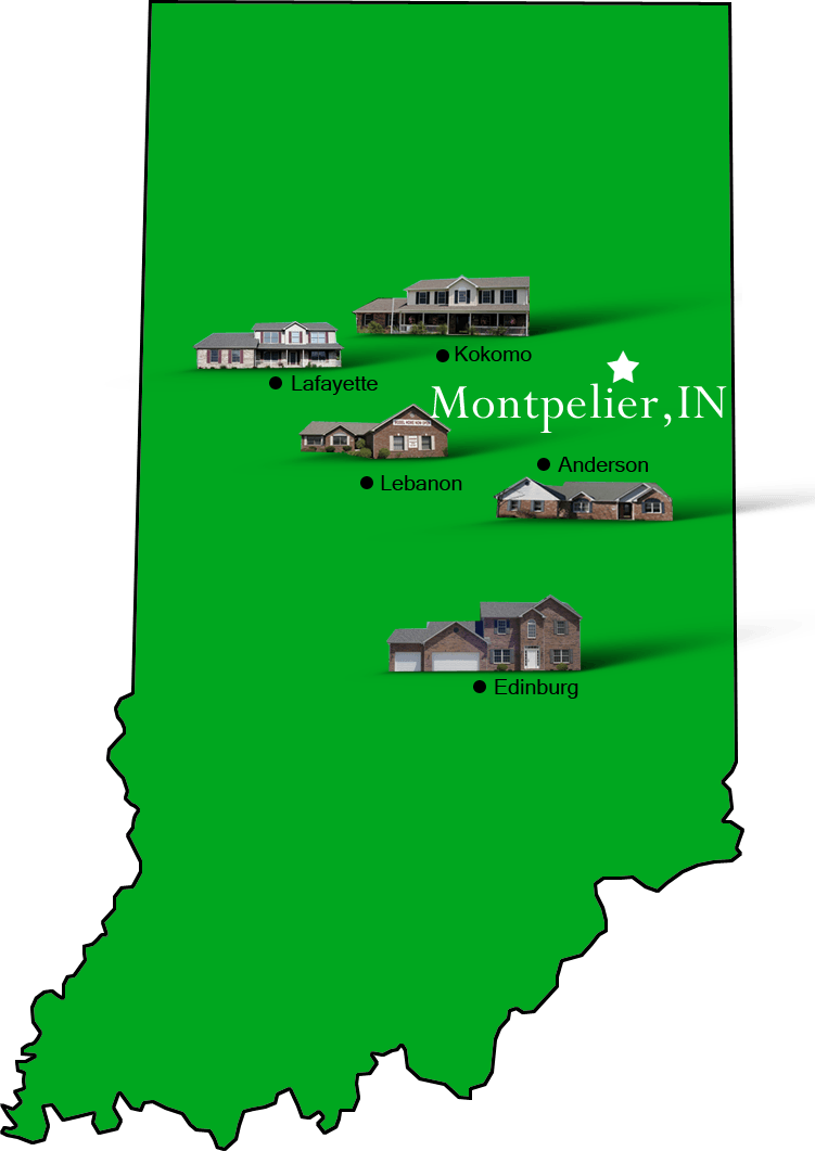 Montpelier_map Hallmark Homes Indiana's Leading "On Your Lot