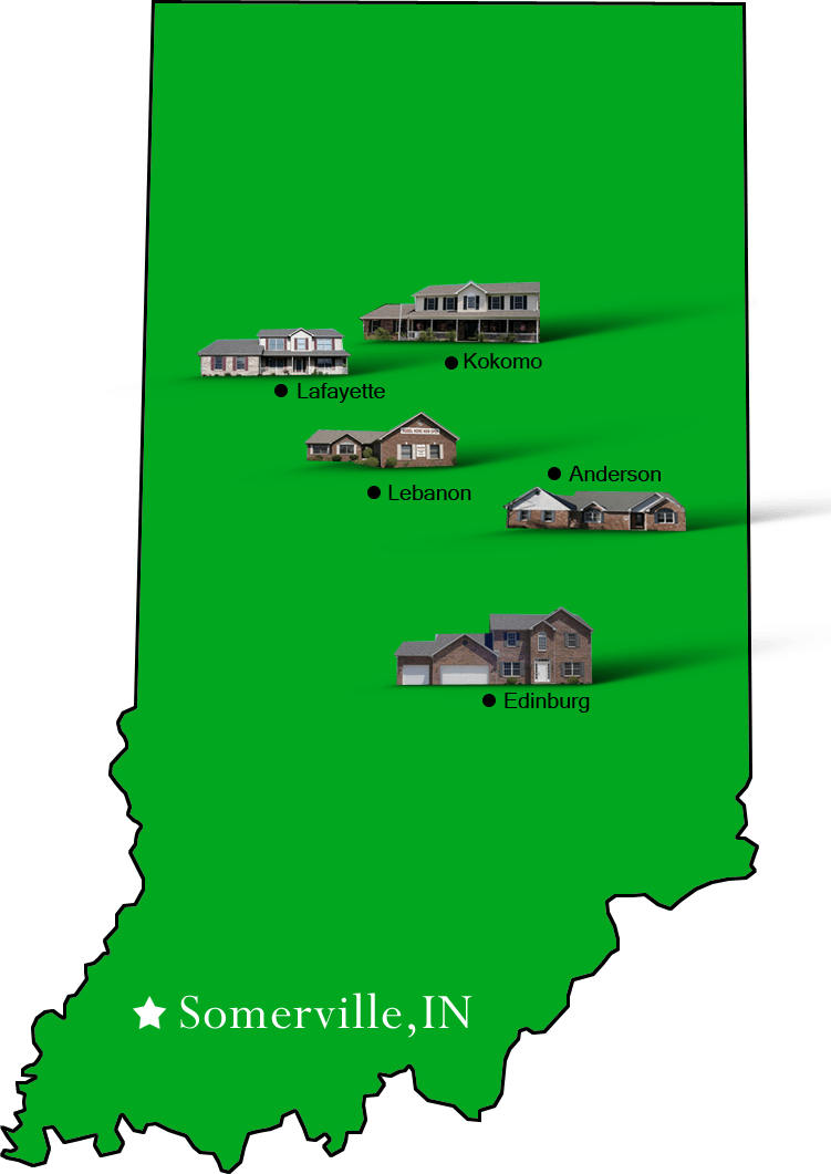 Somerville_map Hallmark Homes Indiana's Leading "On Your Lot