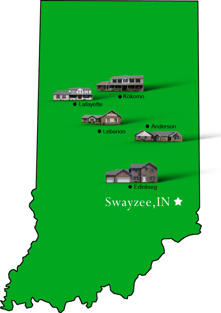 Swayzee_map Hallmark Homes Indiana's Leading "On Your Lot" Custom