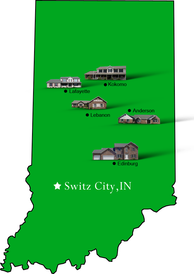 Switzcity_map Hallmark Homes Indiana's Leading "On Your Lot" Custom