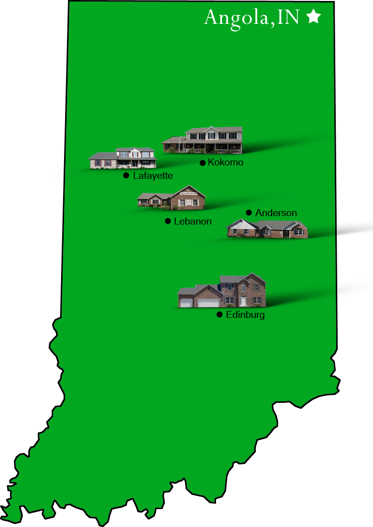 Angola_map | Hallmark Homes - Indiana's Leading 'On Your Lot' Custom