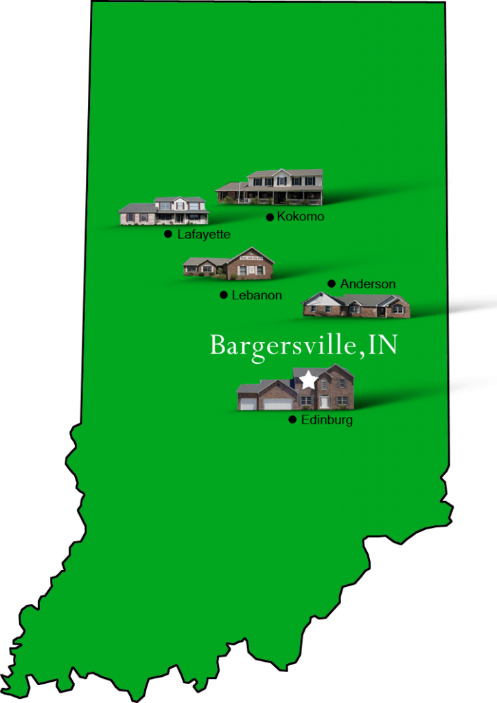 Bargersville_map Hallmark Homes Indiana's Leading "On Your Lot