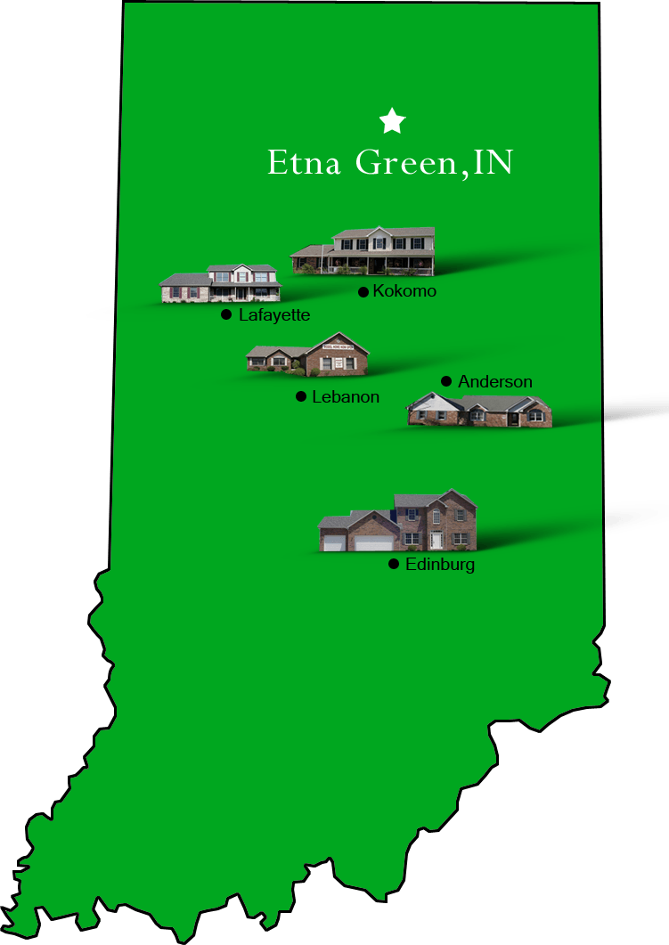 Etnagreen_map Hallmark Homes Indiana's Leading "On Your Lot" Custom