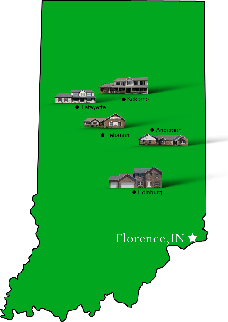 Florence_map  Hallmark Homes - Indiana's Leading "On Your Lot" Custom 