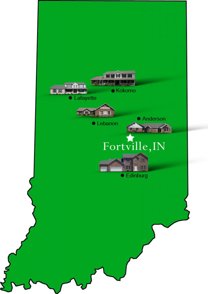 Fortville_map Hallmark Homes Indiana's Leading "On Your Lot" Custom