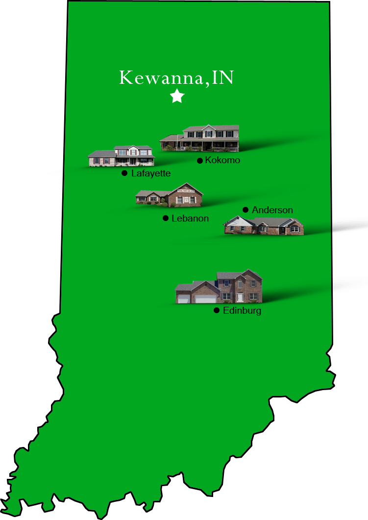 Kewanna_map Hallmark Homes Indiana's Leading "On Your Lot" Custom