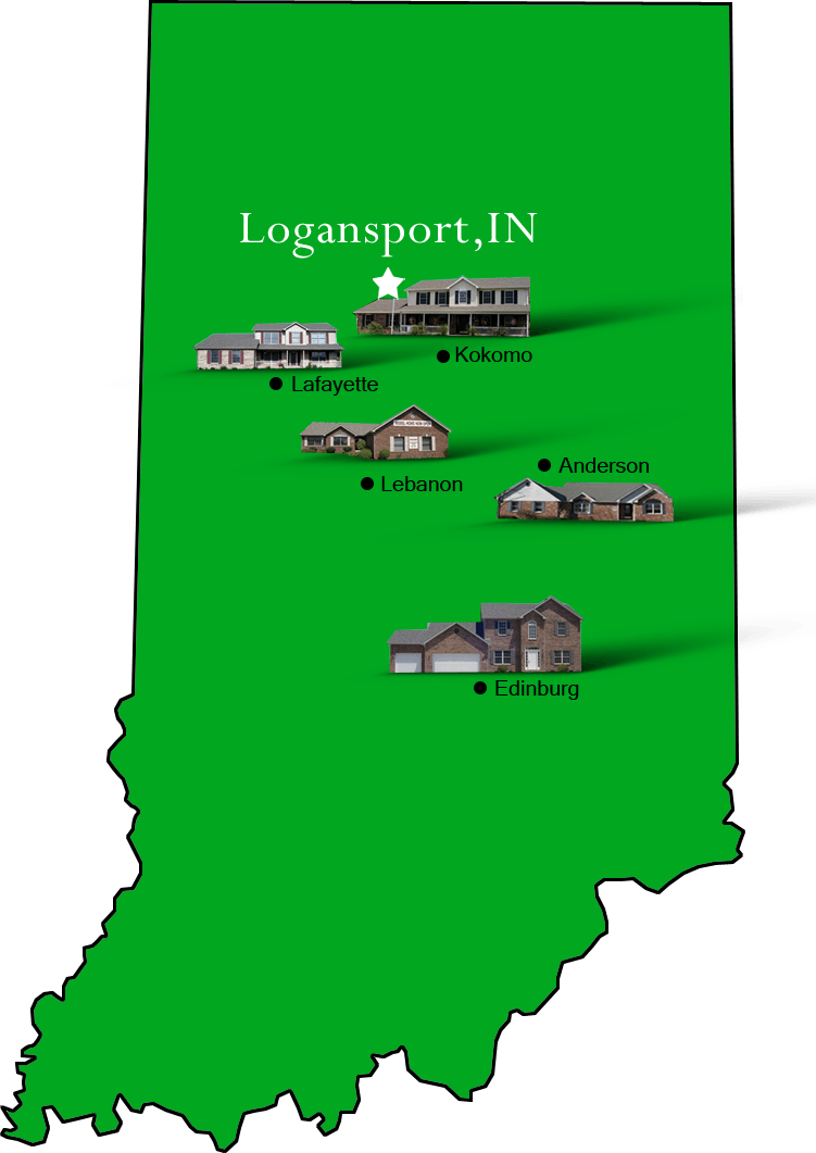 Logansport_map Hallmark Homes Indiana's Leading "On Your Lot
