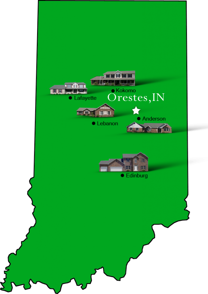 Orestes_map Hallmark Homes Indiana's Leading "On Your Lot" Custom