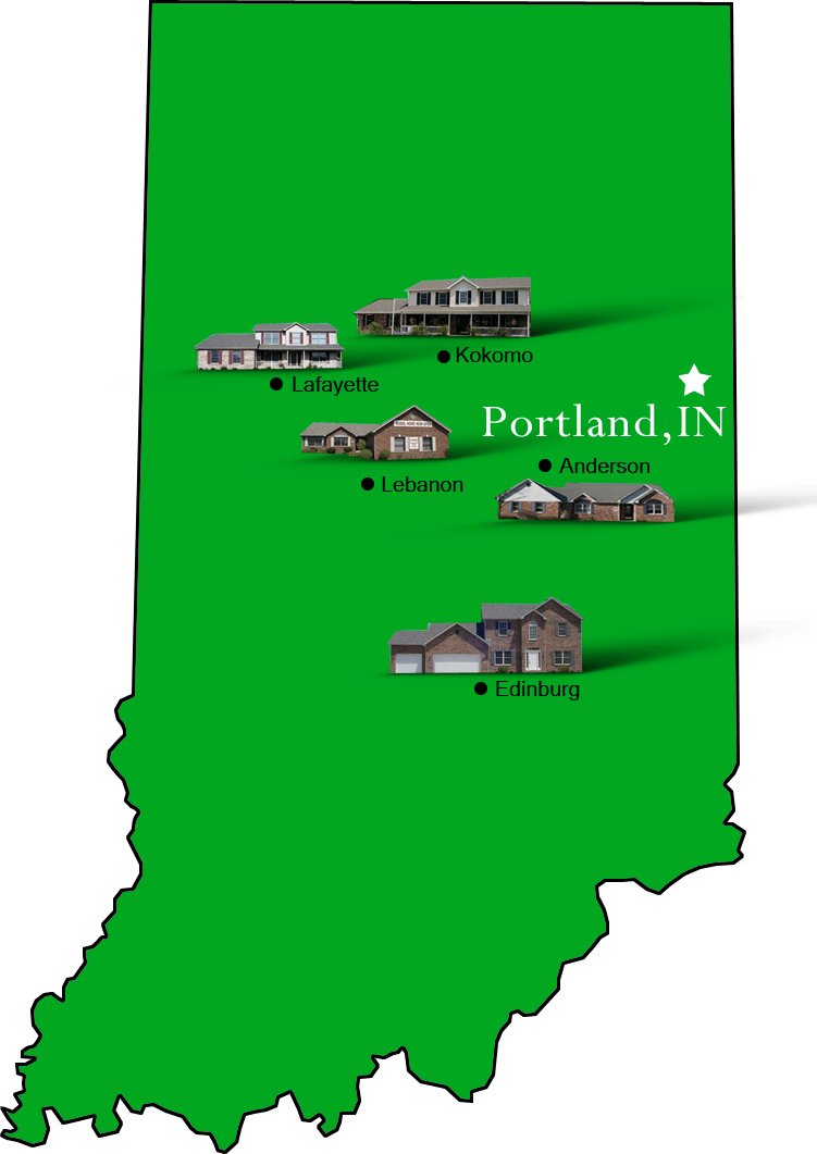 Map Of Portland Indiana