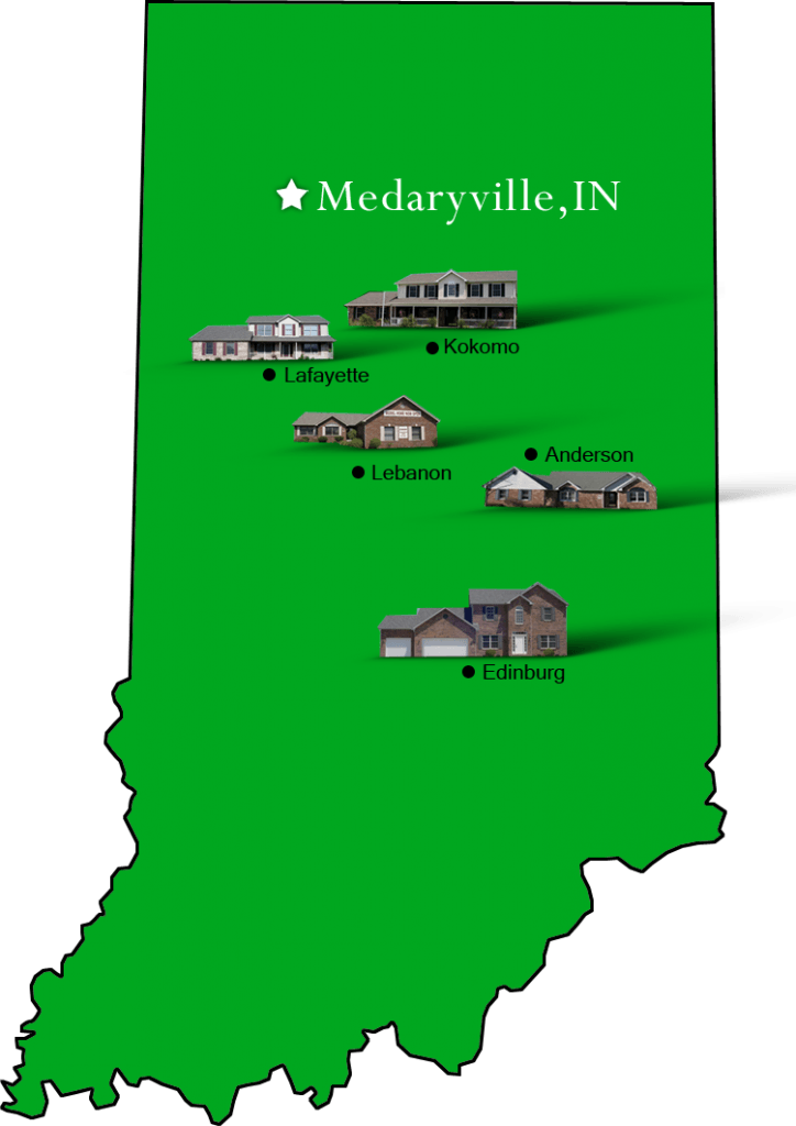 medaryville_map Hallmark Homes Indiana's Leading "On Your Lot